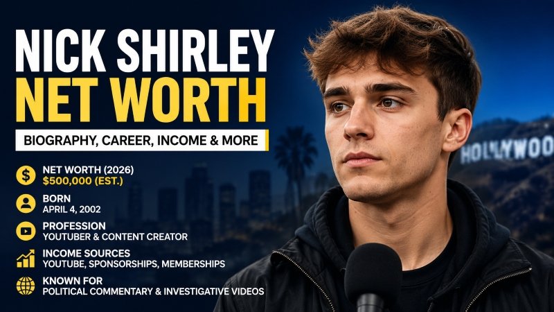 Nick Shirley Net Worth: Biography, Career, Income, and Success Story